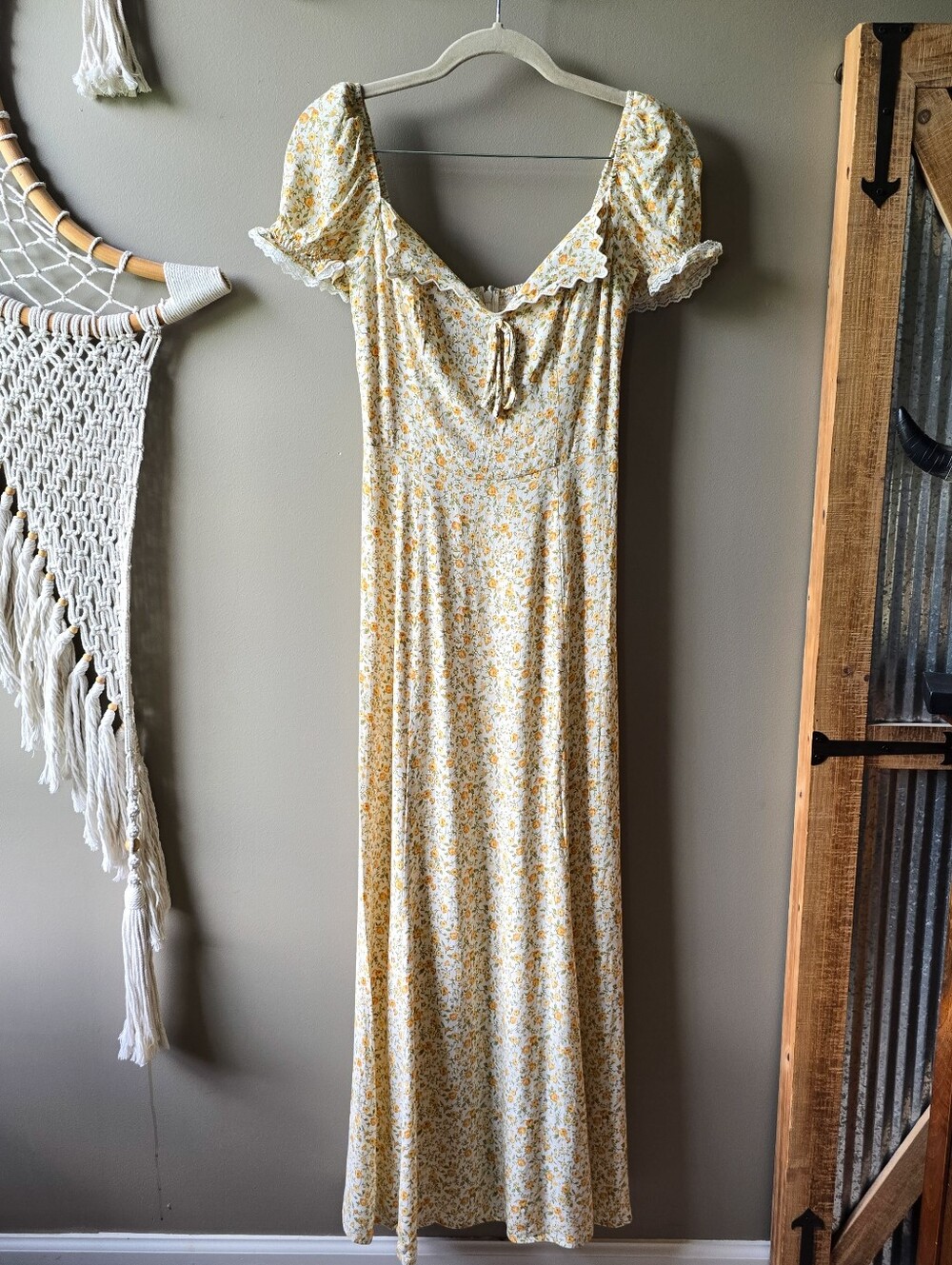 Reformation Shyla Floral Midi Dress Nwot - Picture 5 of 9